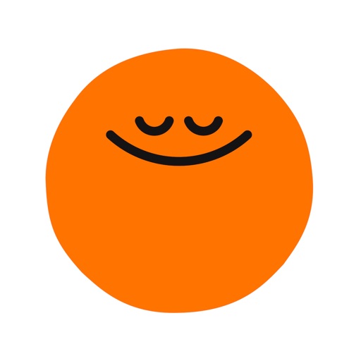 Headspace app icon — orange circle on a soft background.