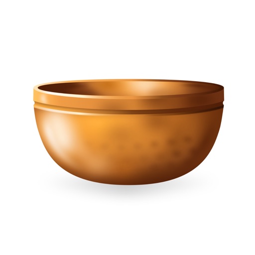 Insight Timer app icon — gold meditation bell on a gradient background.