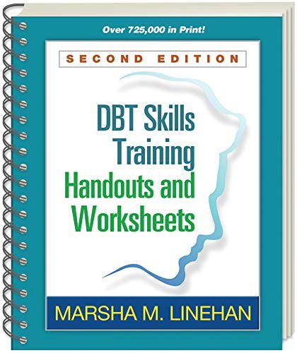 DBT Skills Training Handouts and Worksheets, second edition by Marsha Linehan — Guilford Press cover.